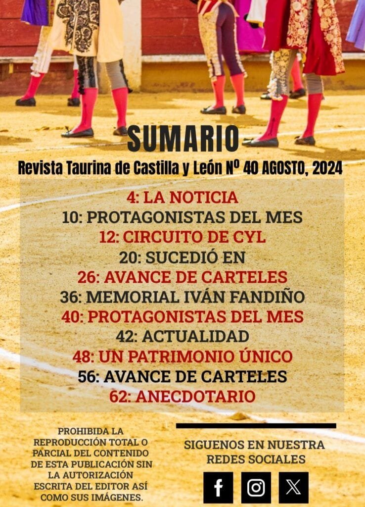 sumario n40 EL TOREO CASTELLANO