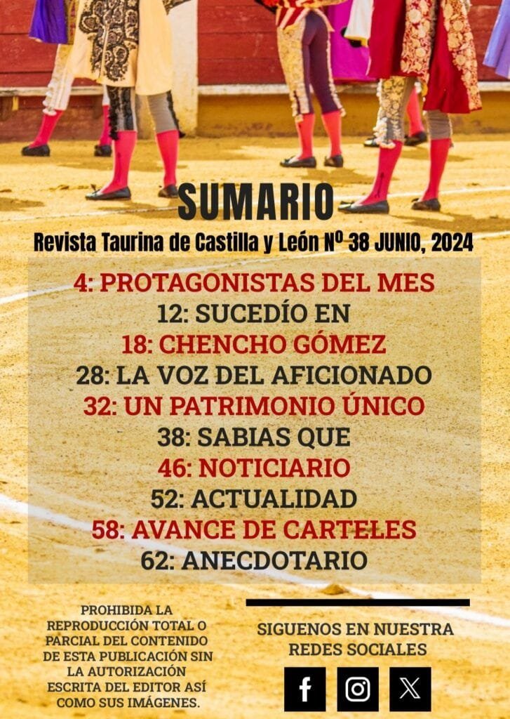 sumario no38 EL TOREO CASTELLANO