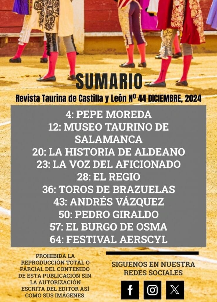 sumario no44 EL TOREO CASTELLANO
