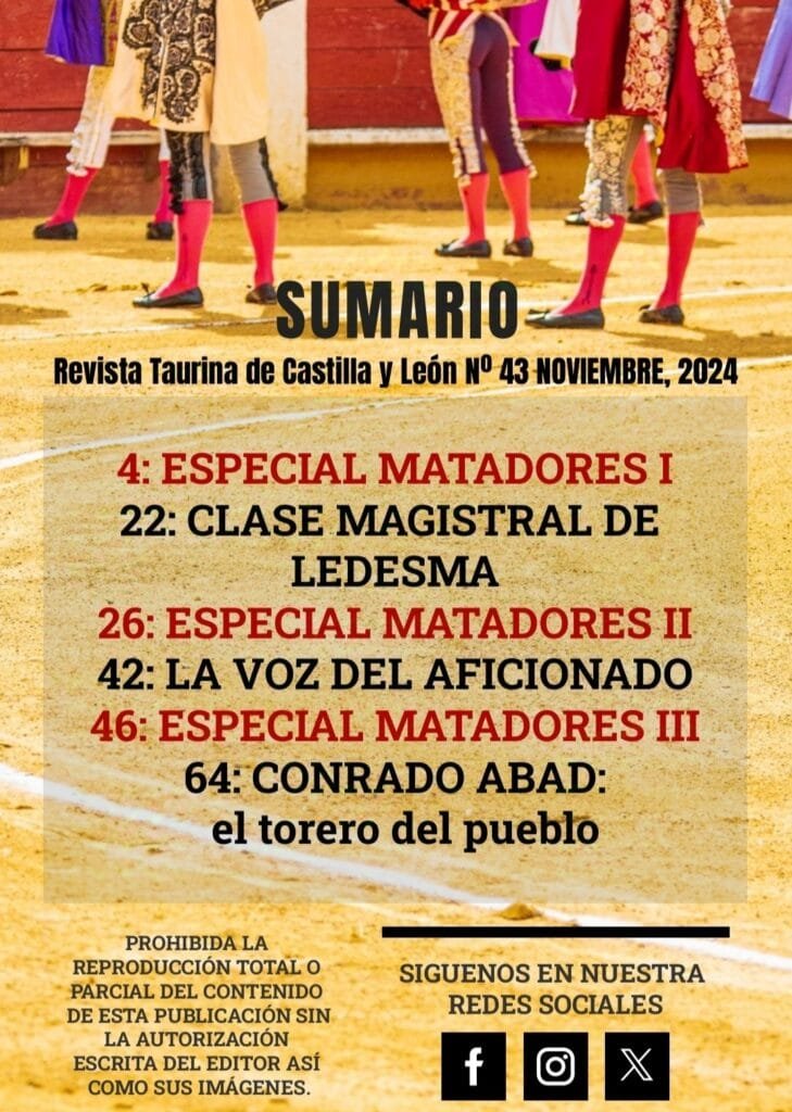 sumario no43 EL TOREO CASTELLANO