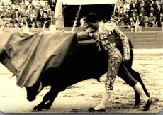 CHANITO: Un Torero que Marcó su Época 6 Chanito en un pase de pecho en la faena