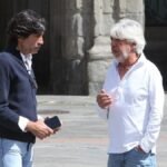 Andrés Sánchez dialogando sobre el equipo de apoderamiento de Curro Díaz