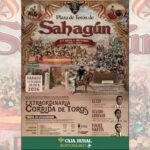 Cartel oficial de la corrida de toros en Sahagún
