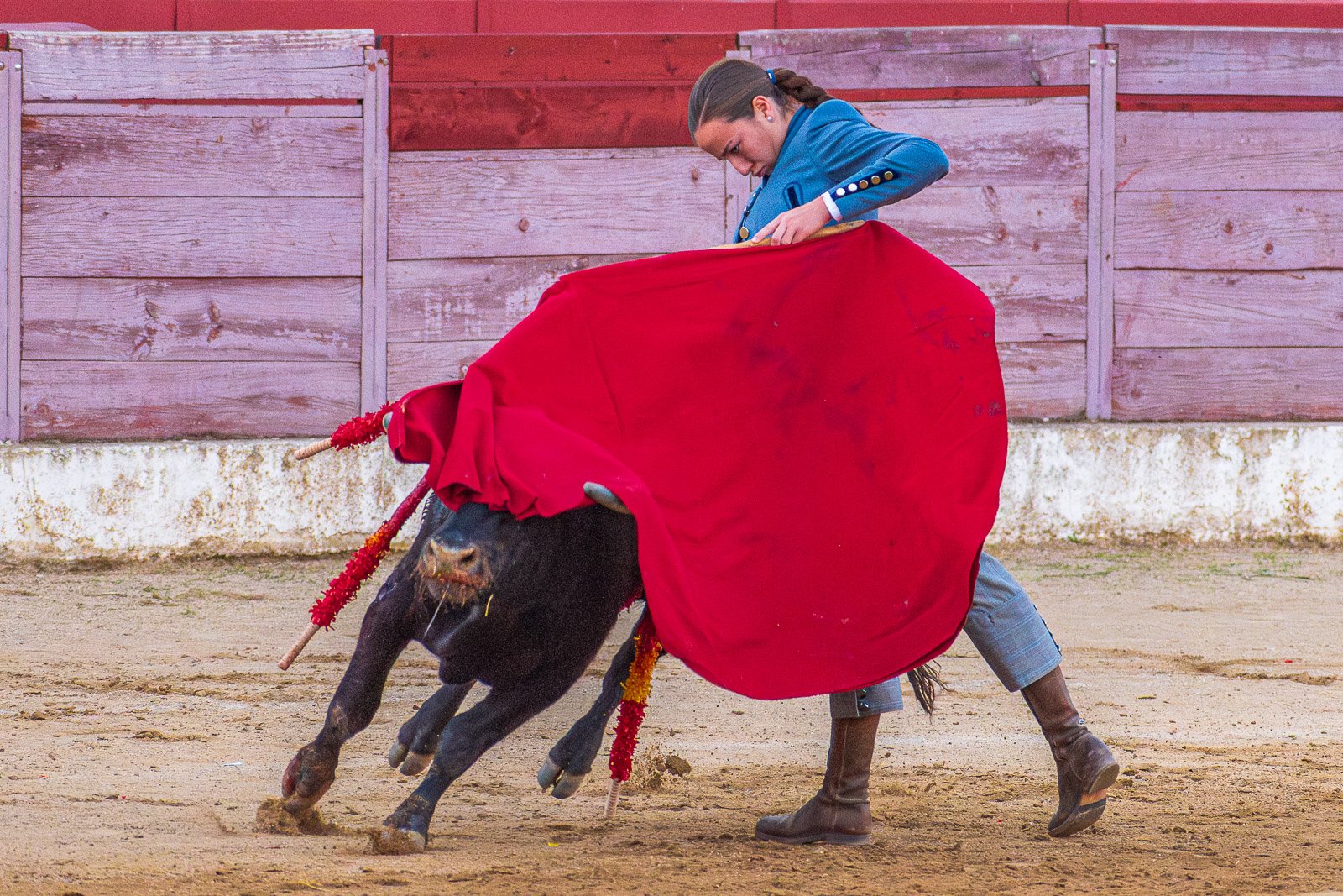 Raquel Martín, una de los novilleros del circuito de Castilla y León